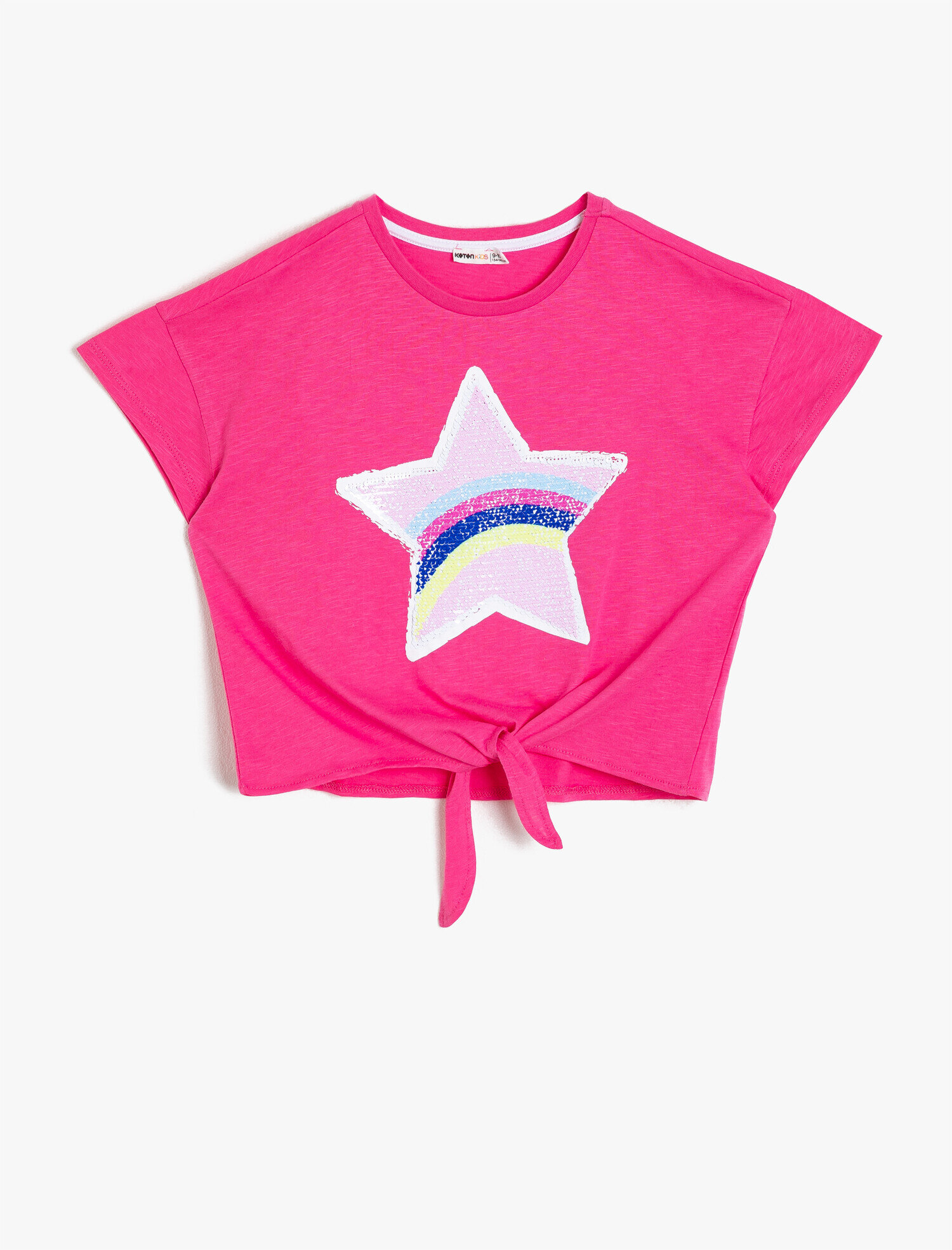  Kız Çocuk Pul Detaylı Tişört