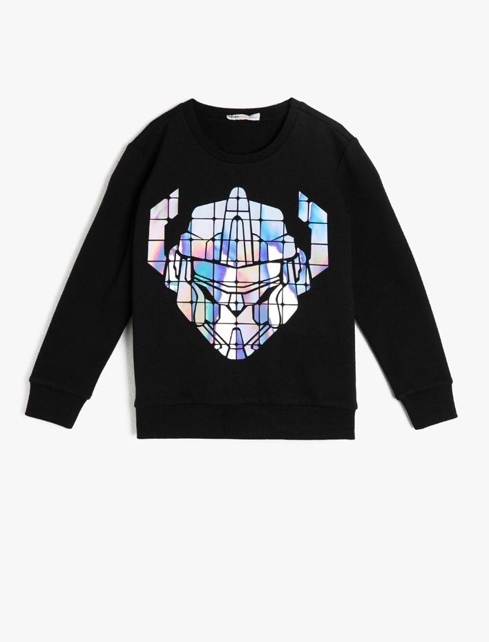 Erkek Çocuk Baskılı Sweatshirt