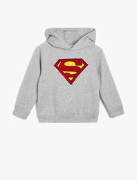 Superman Lisanslı Baskılı Sweatshirt