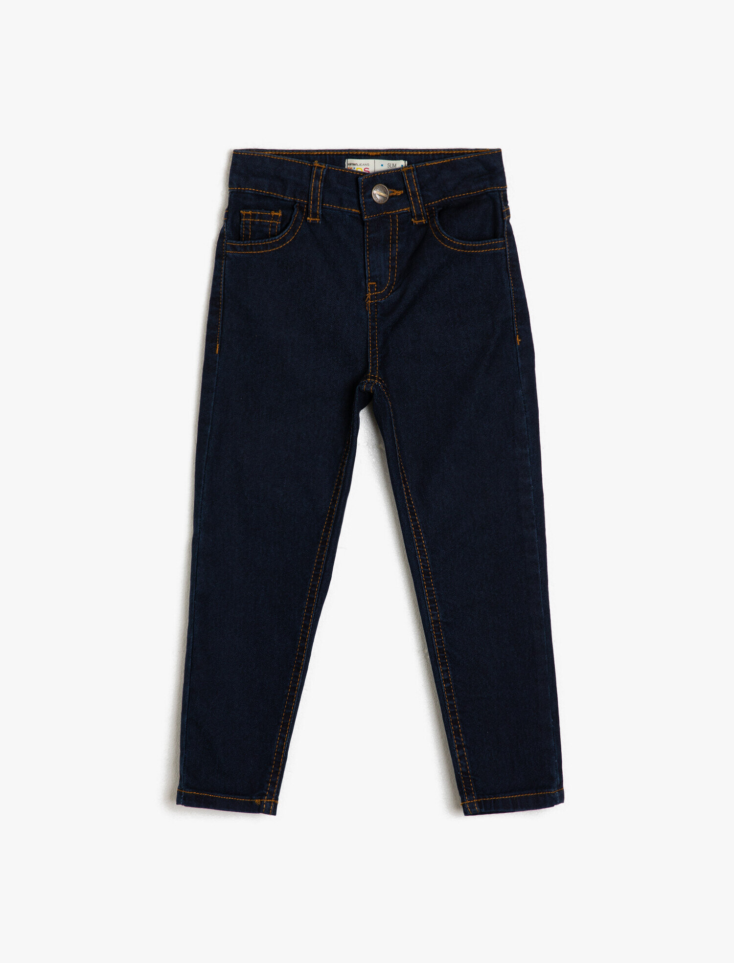  Erkek Çocuk Kot Pantolon Cepli - Slim Jean