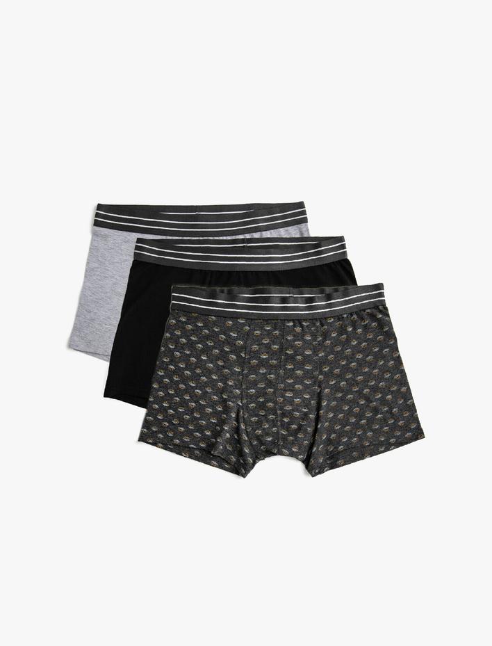  Boxer Seti 3'lü Takım Pamuklu