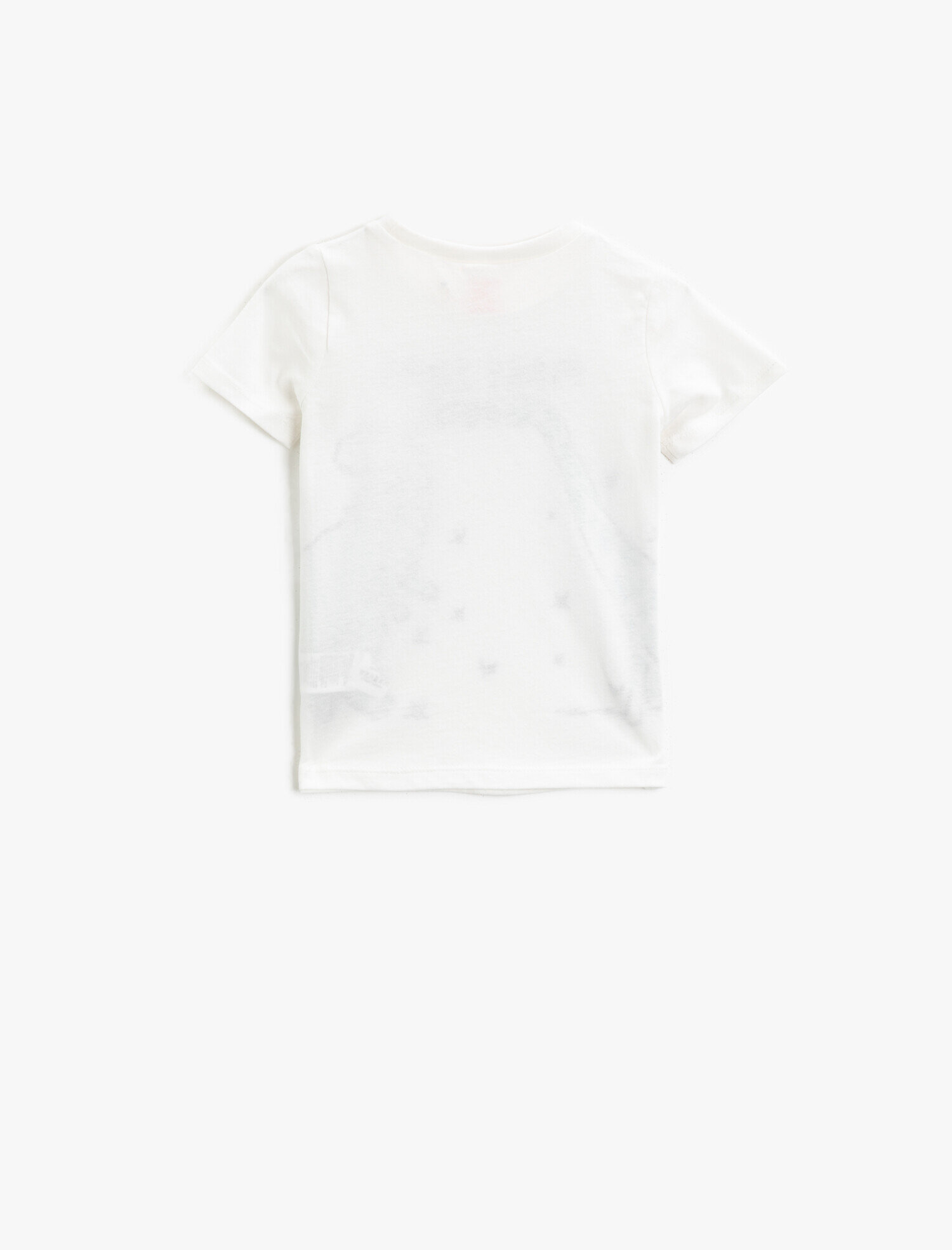  Erkek Bebek Kısa Kollu Tişört Pamuklu Baskılı Bisiklet Yaka