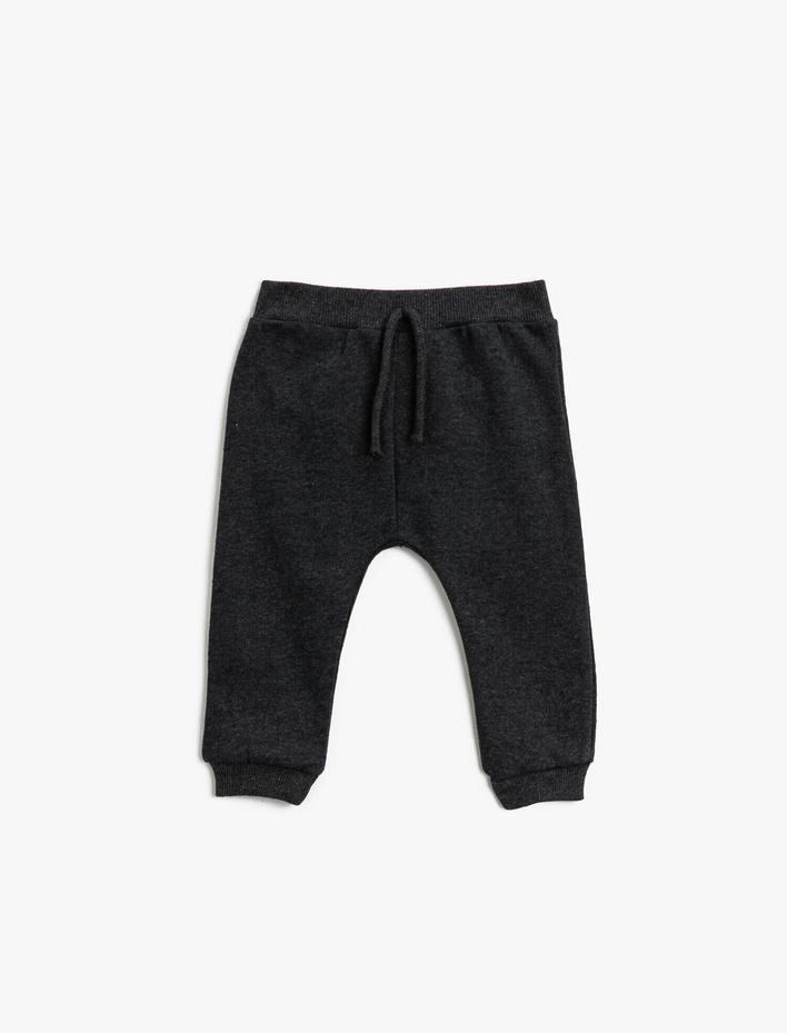 Erkek Bebek Basic Eşofman Altı Beli Bağlamalı