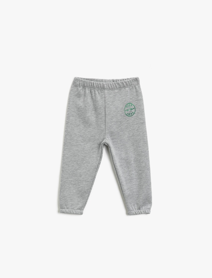 Erkek Bebek Baskılı Normal Bel Eşofman Altı