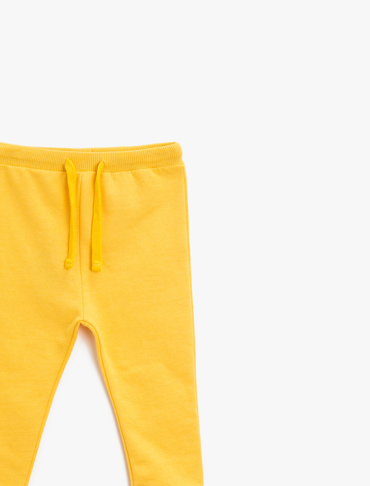  Erkek Bebek Basic Beli Bağlamalı Pamuklu Eşofman Altı