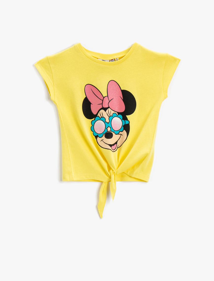  Kız Bebek Mickey Mouse Tişört Lisanslı Pamuklu