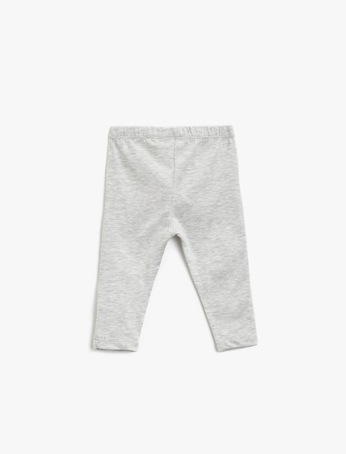 Kız Bebek Unicorn Baskılı Püsküllü Tayt