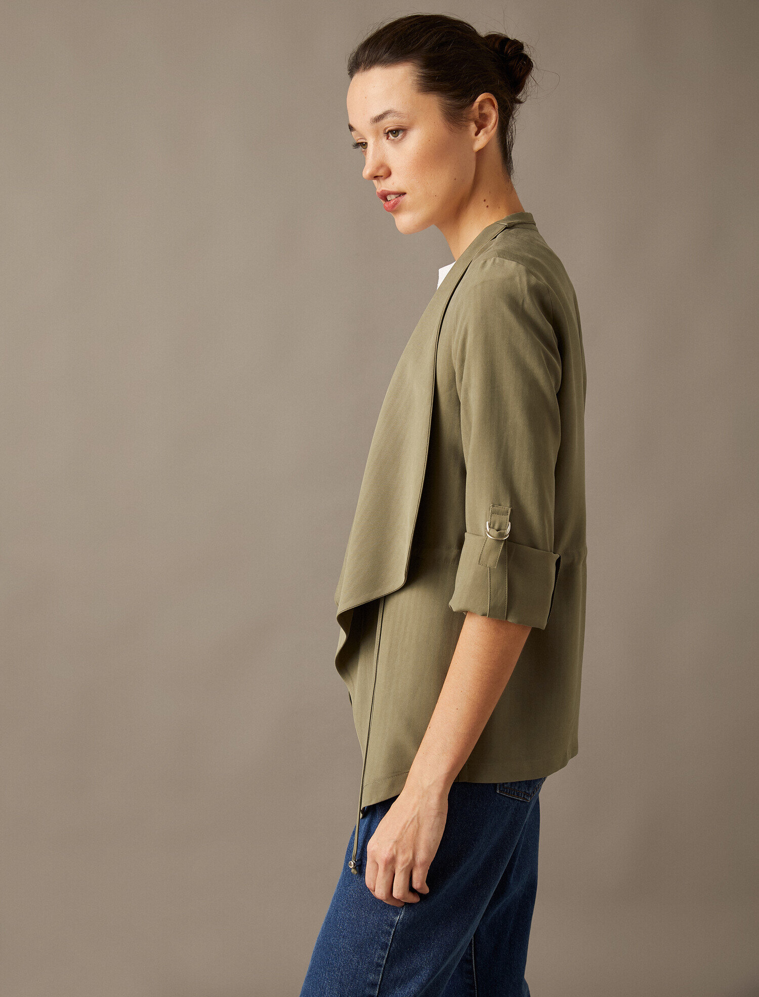   Beli Bağlamalı Ceket