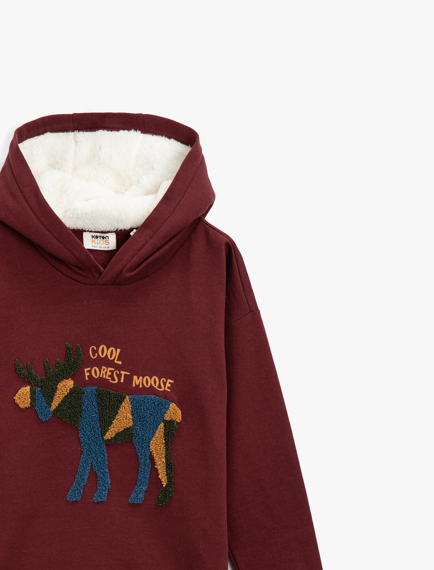  Erkek Çocuk Pamuklu Kapüşonlu Baskılı Sweatshirt