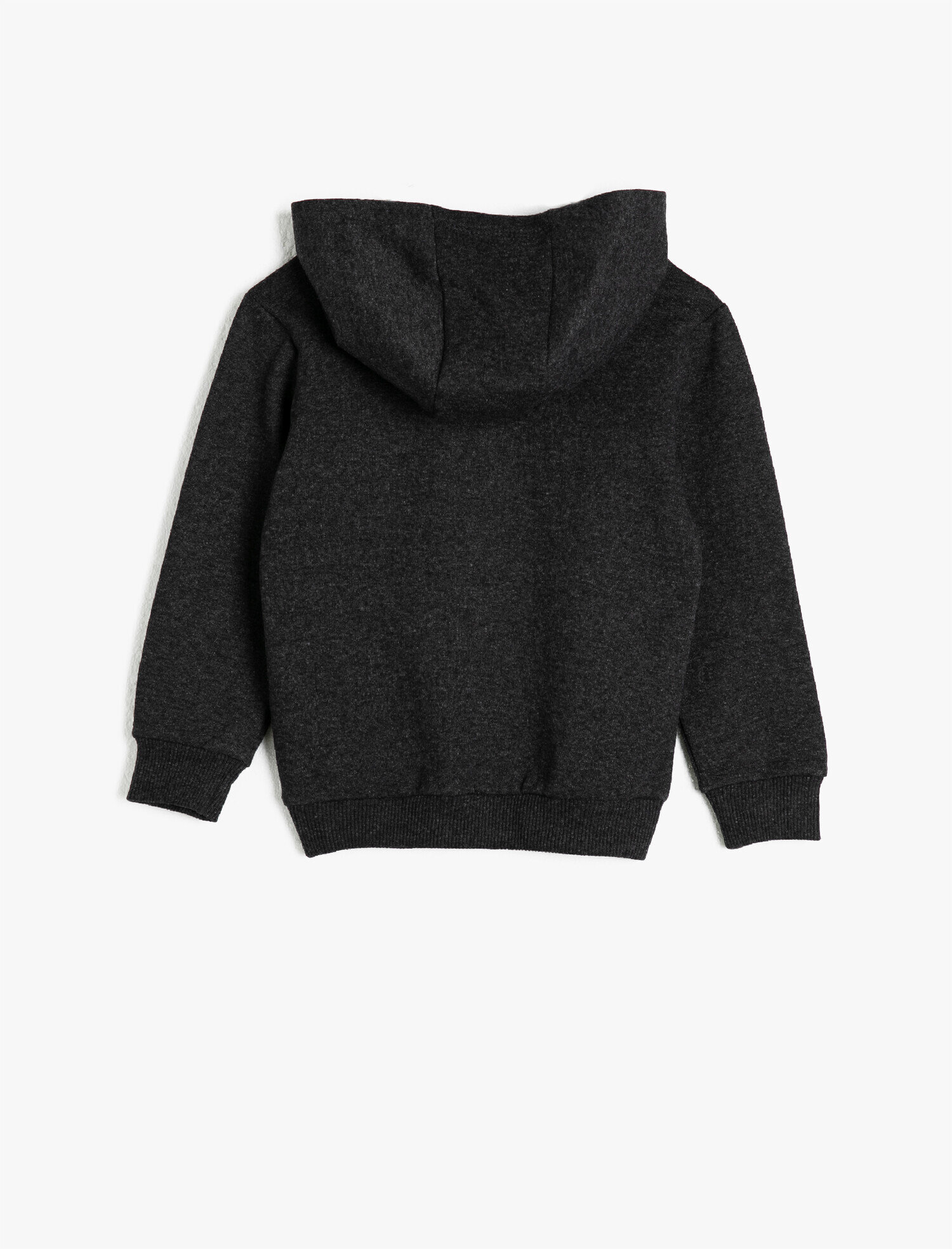  Erkek Çocuk Kapüşonlu Basic Uzun Kollu Sweatshirt
