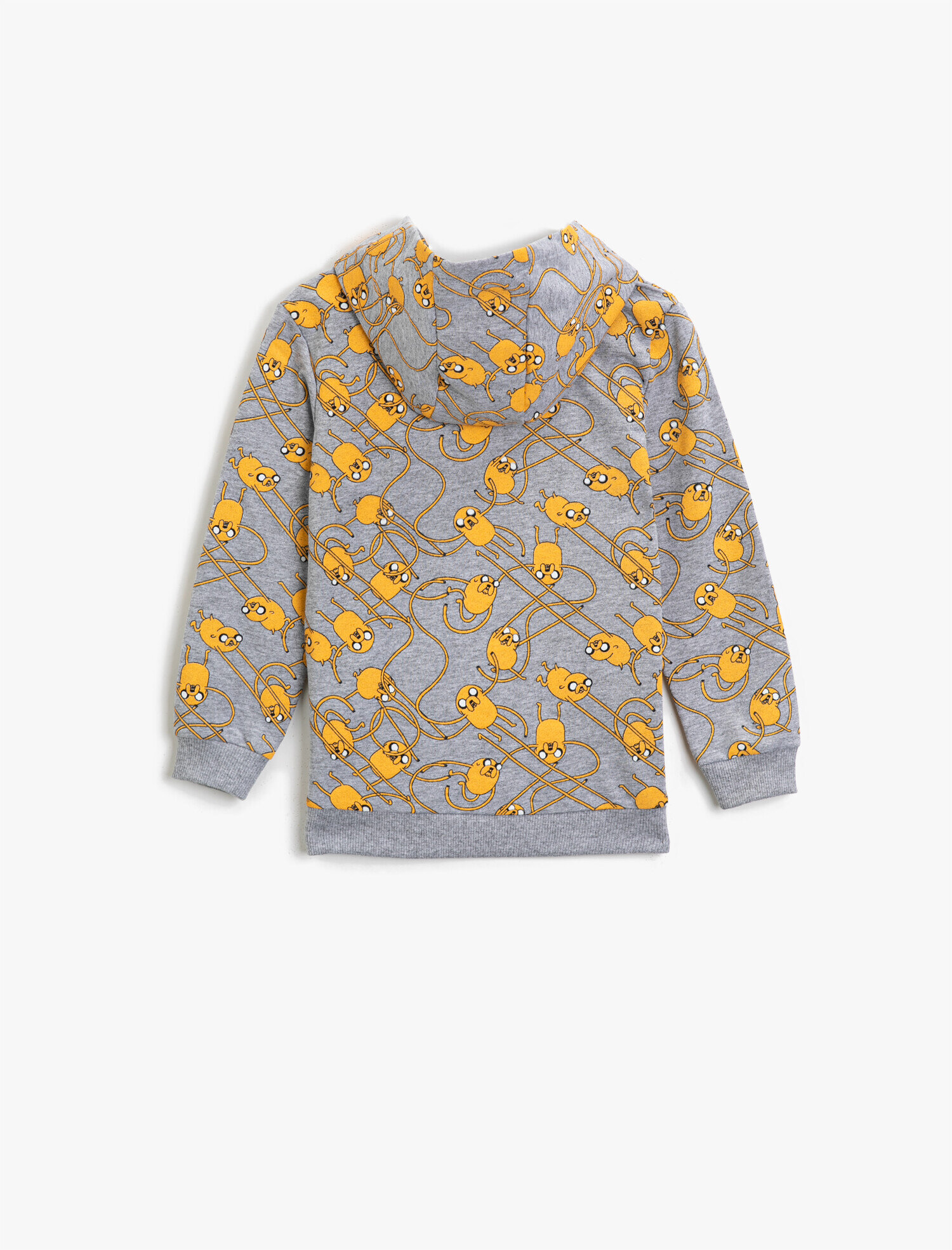  Erkek Çocuk Adventure Times Lisanslı Baskılı Kapüşonlu Sweatshirt