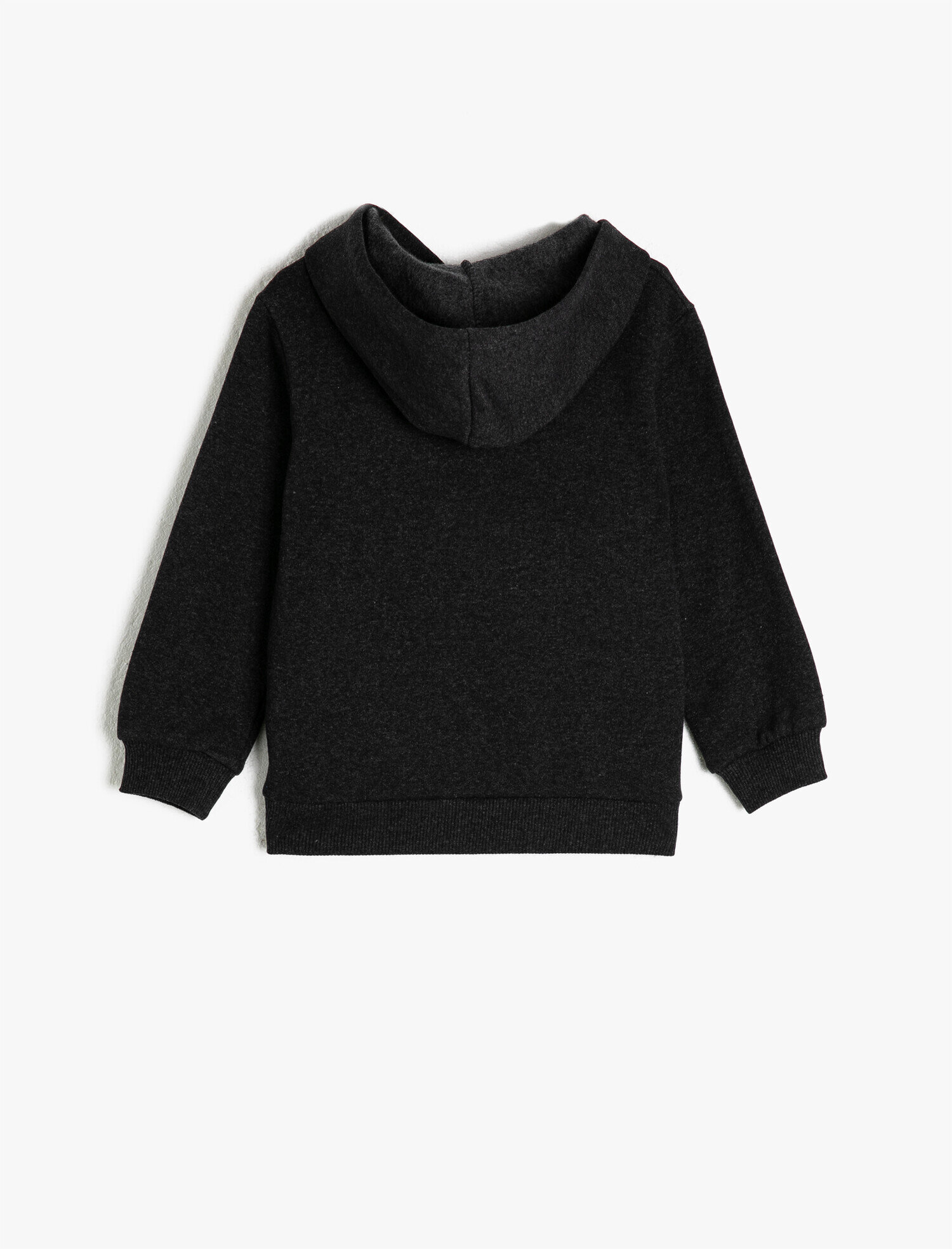  Erkek Çocuk Kapüşonlu Fermuarlı Basic Sweatshirt