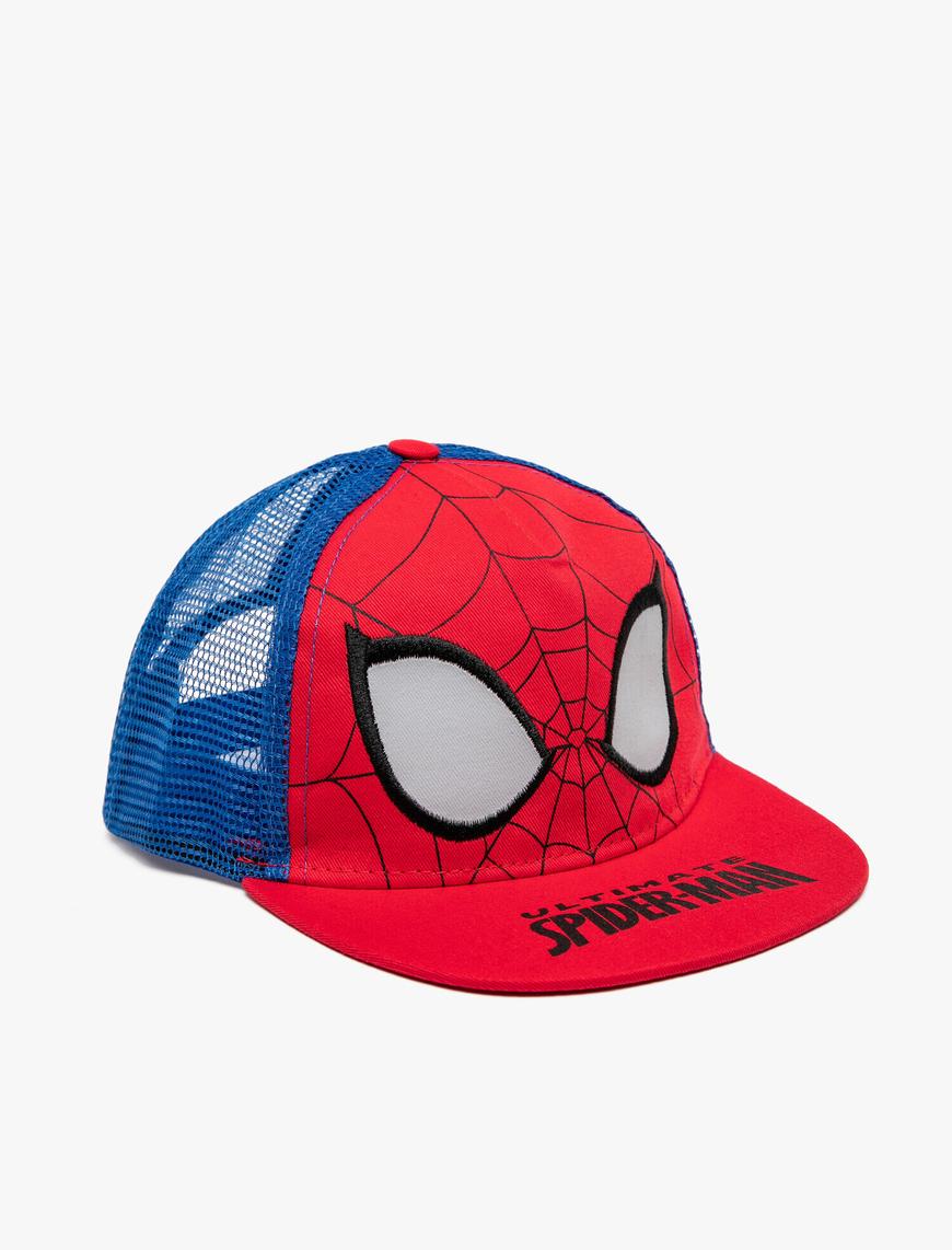  Erkek Çocuk Spiderman Baskılı Şapka