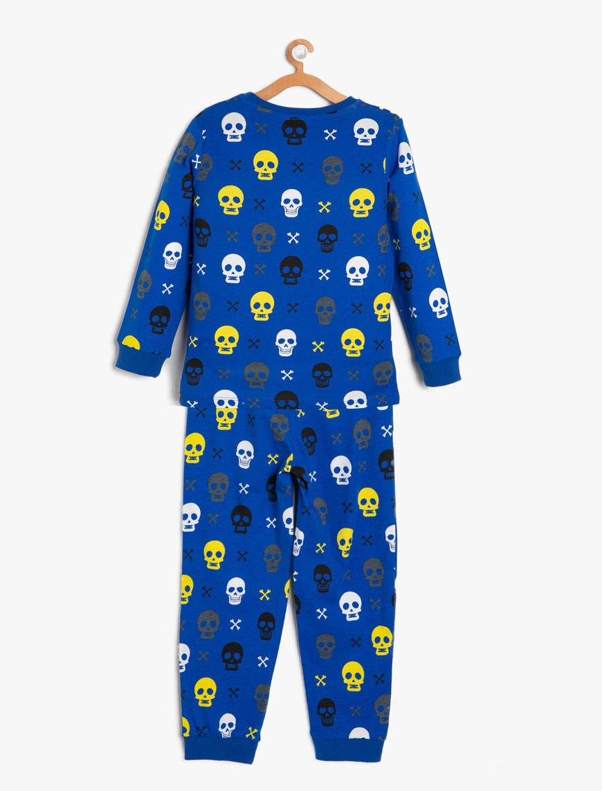  Erkek Çocuk Baskılı Pijama Seti