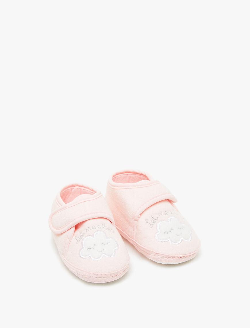  Kız Bebek Bağcıksız Ayakkabı