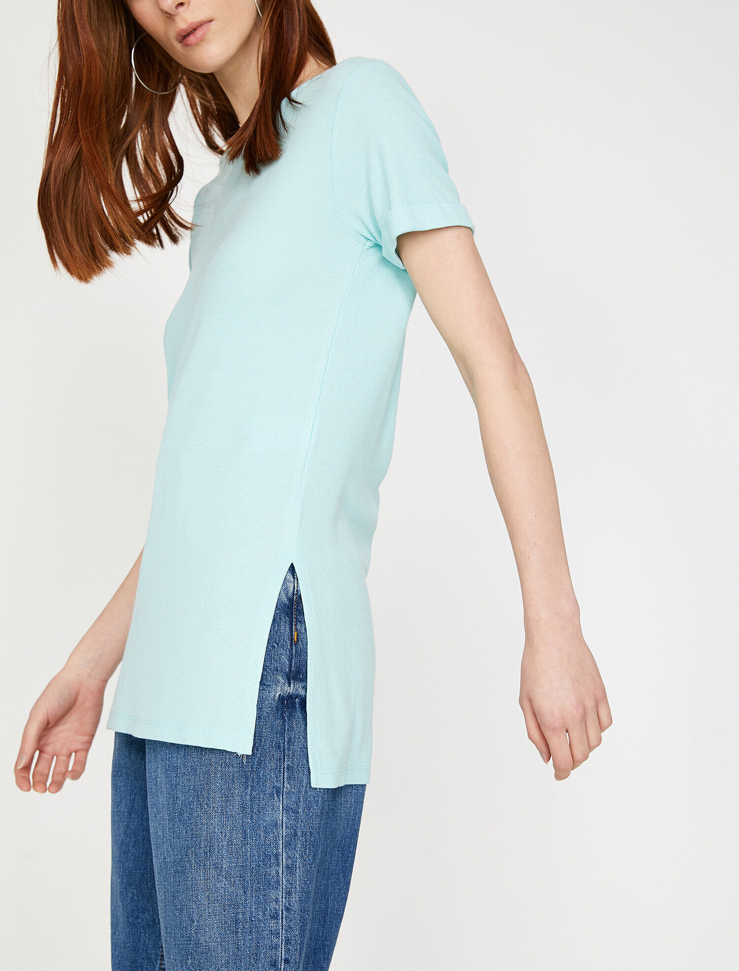   Bisiklet Yaka Tişört