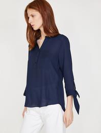 Cep Detaylı Bluz