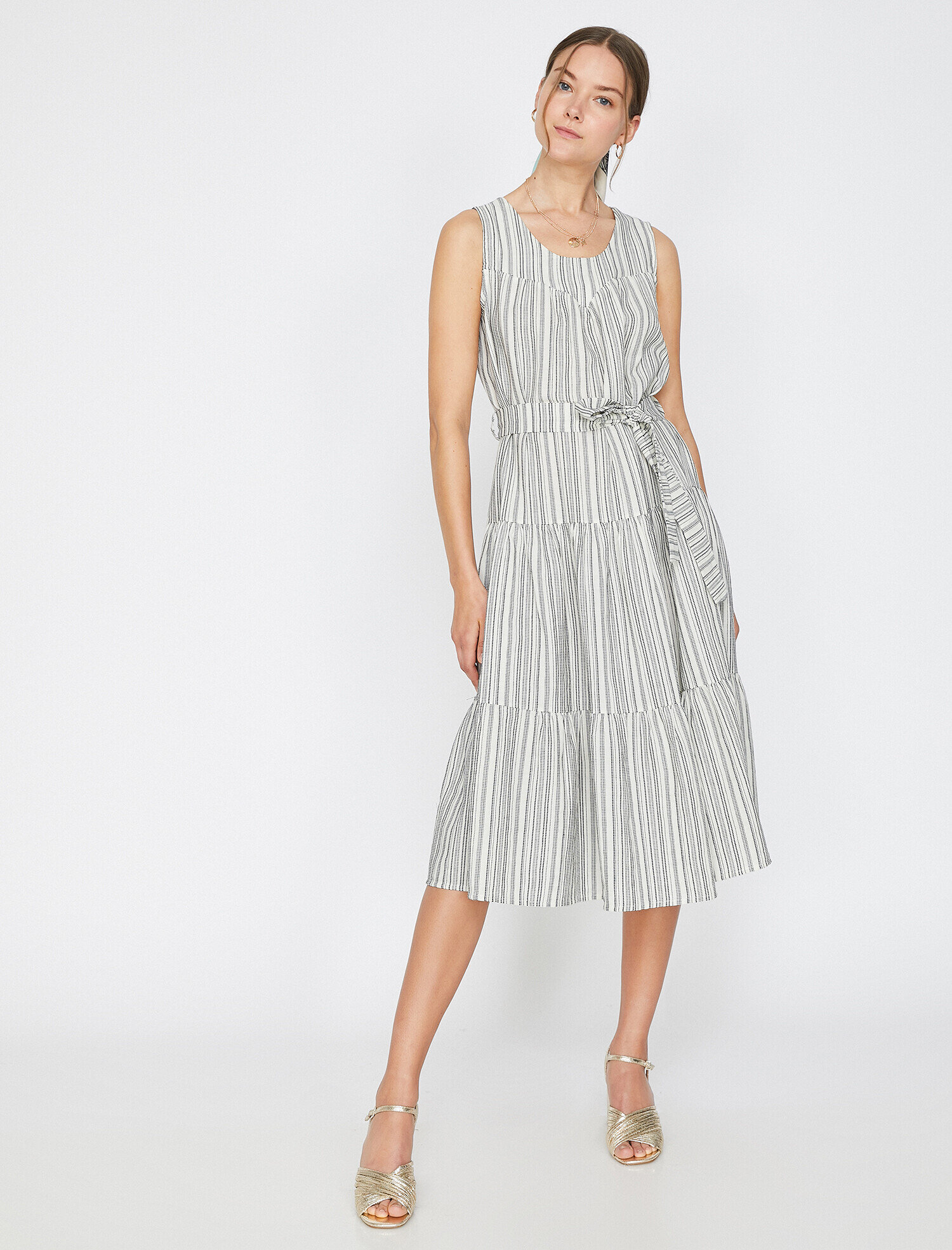   Midi Boy Elbise Kolsuz