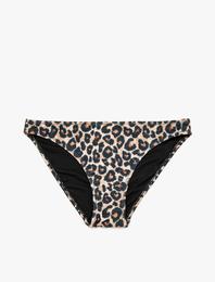 Leopar Desenli Bikini Altı
