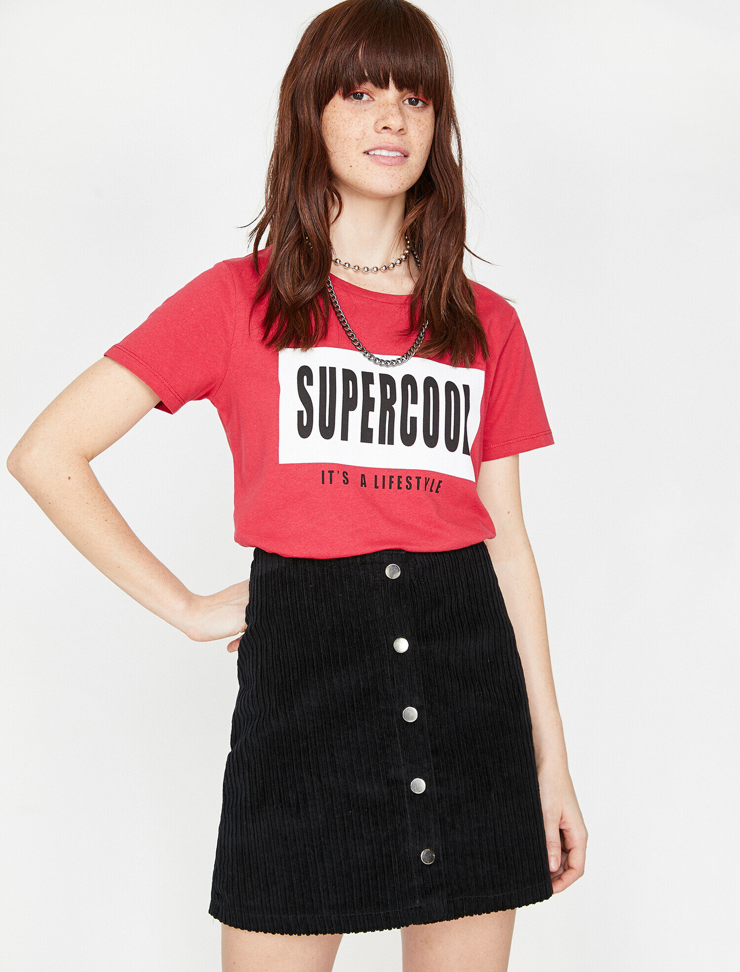   Yazılı Baskılı Tişört