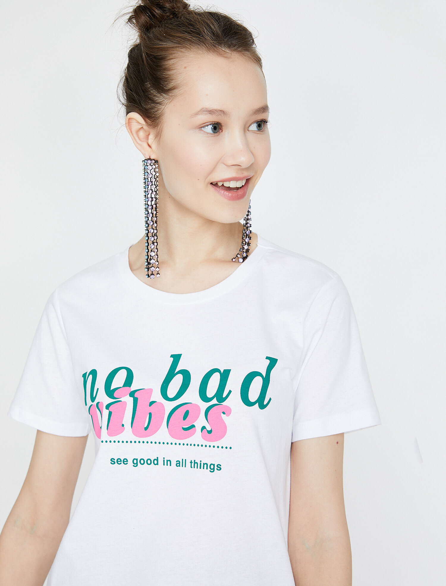   Yazılı Baskılı Tişört