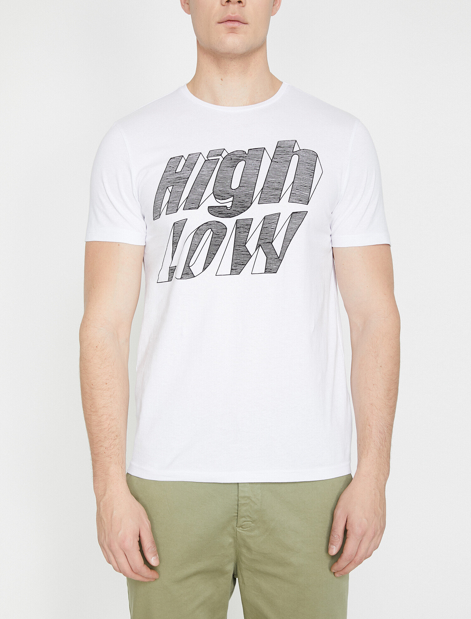   Baskılı Tişört Kısa Kollu