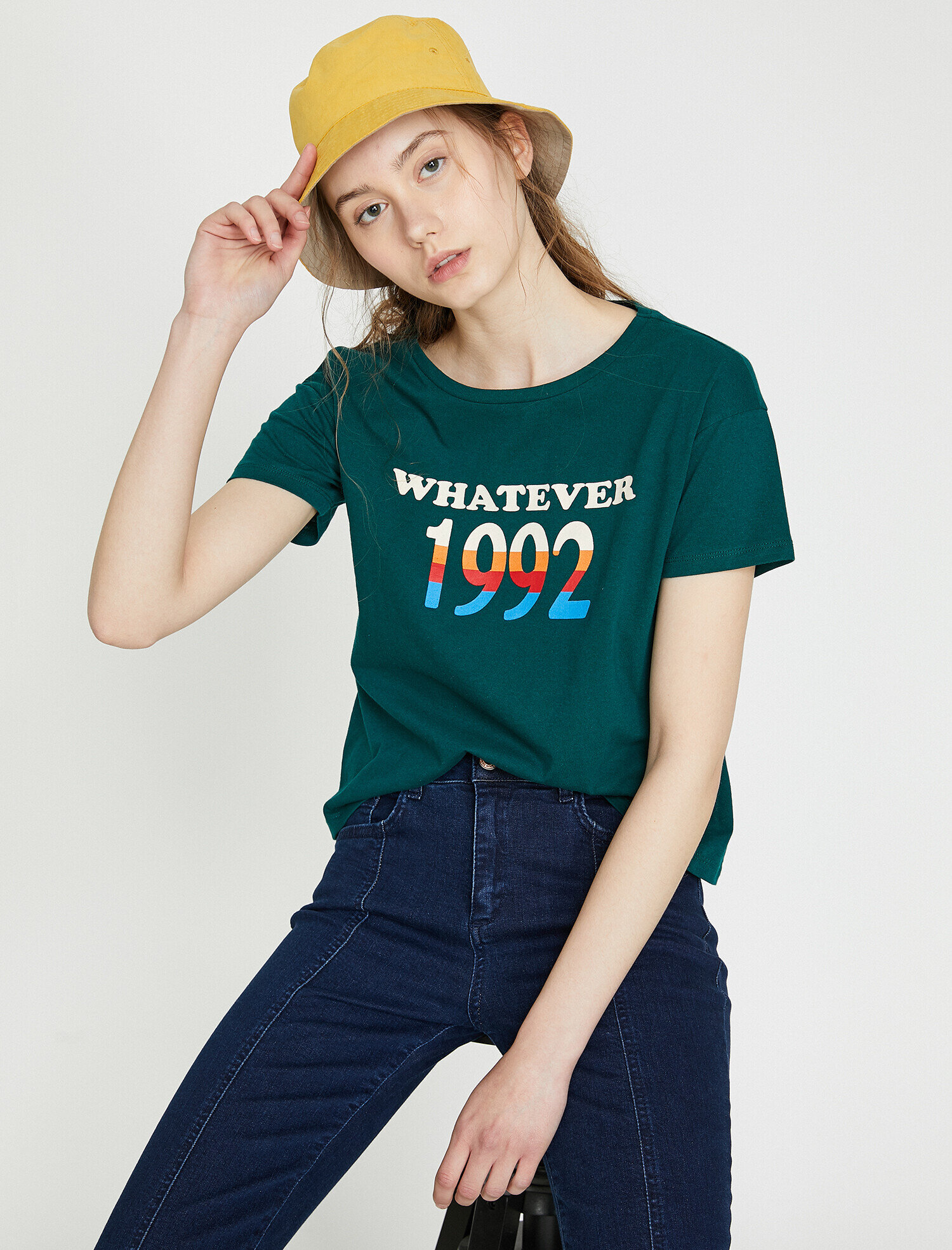   Yazılı Baskılı Tişört