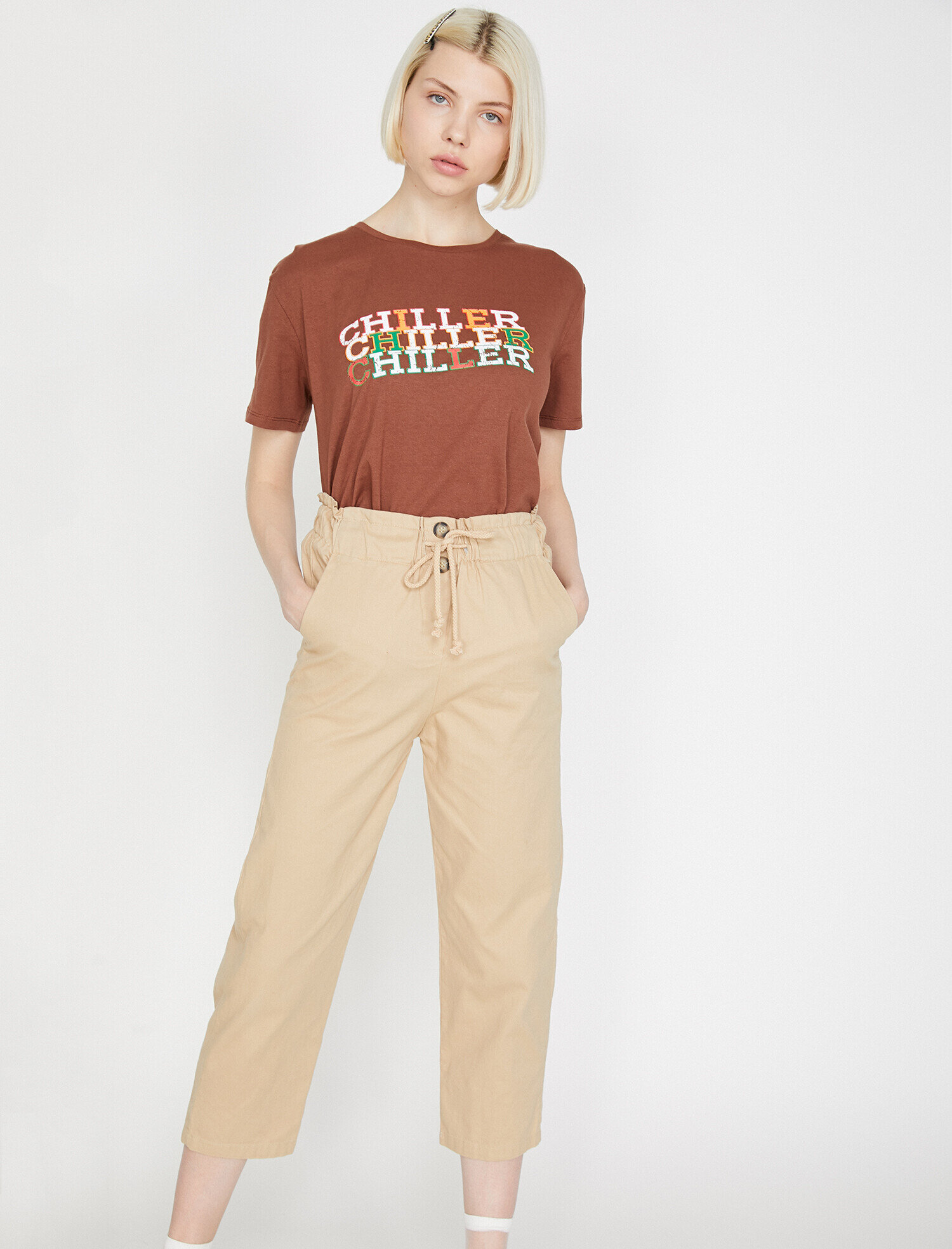   Yazılı Baskılı Tişört