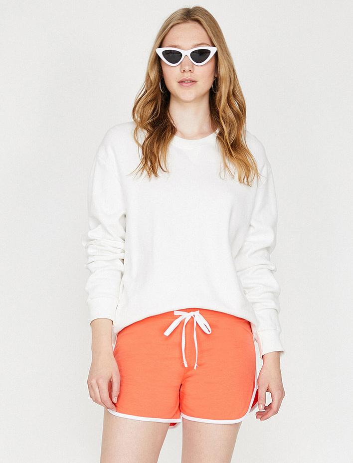  Beli Bağlamalı Şort