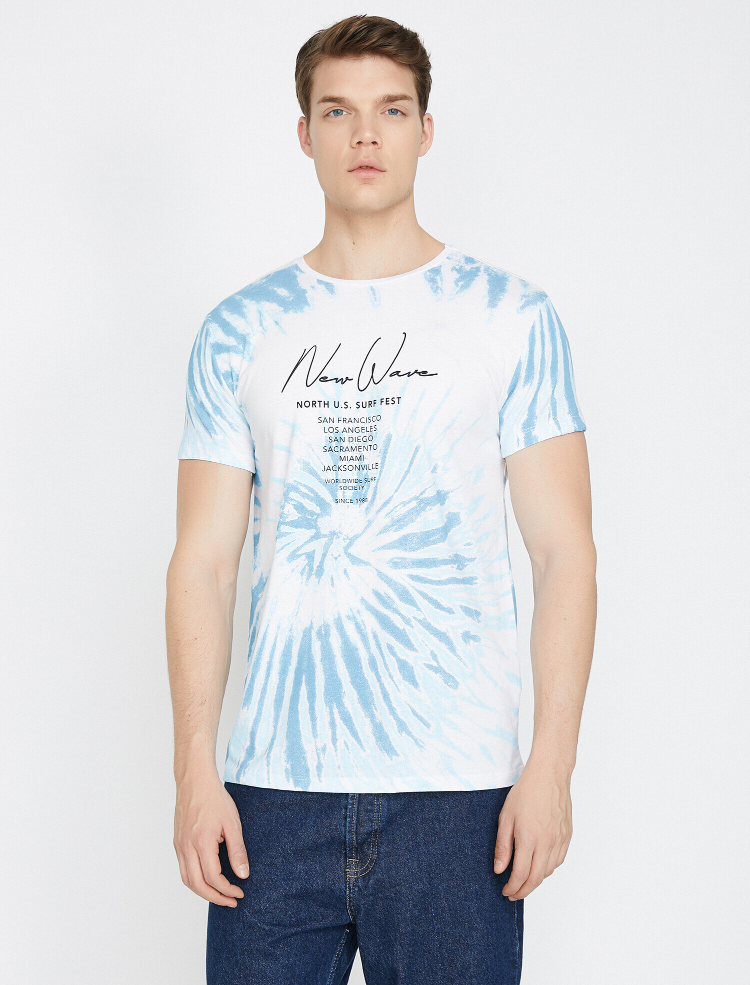   Baskılı Tişört Kısa Kollu