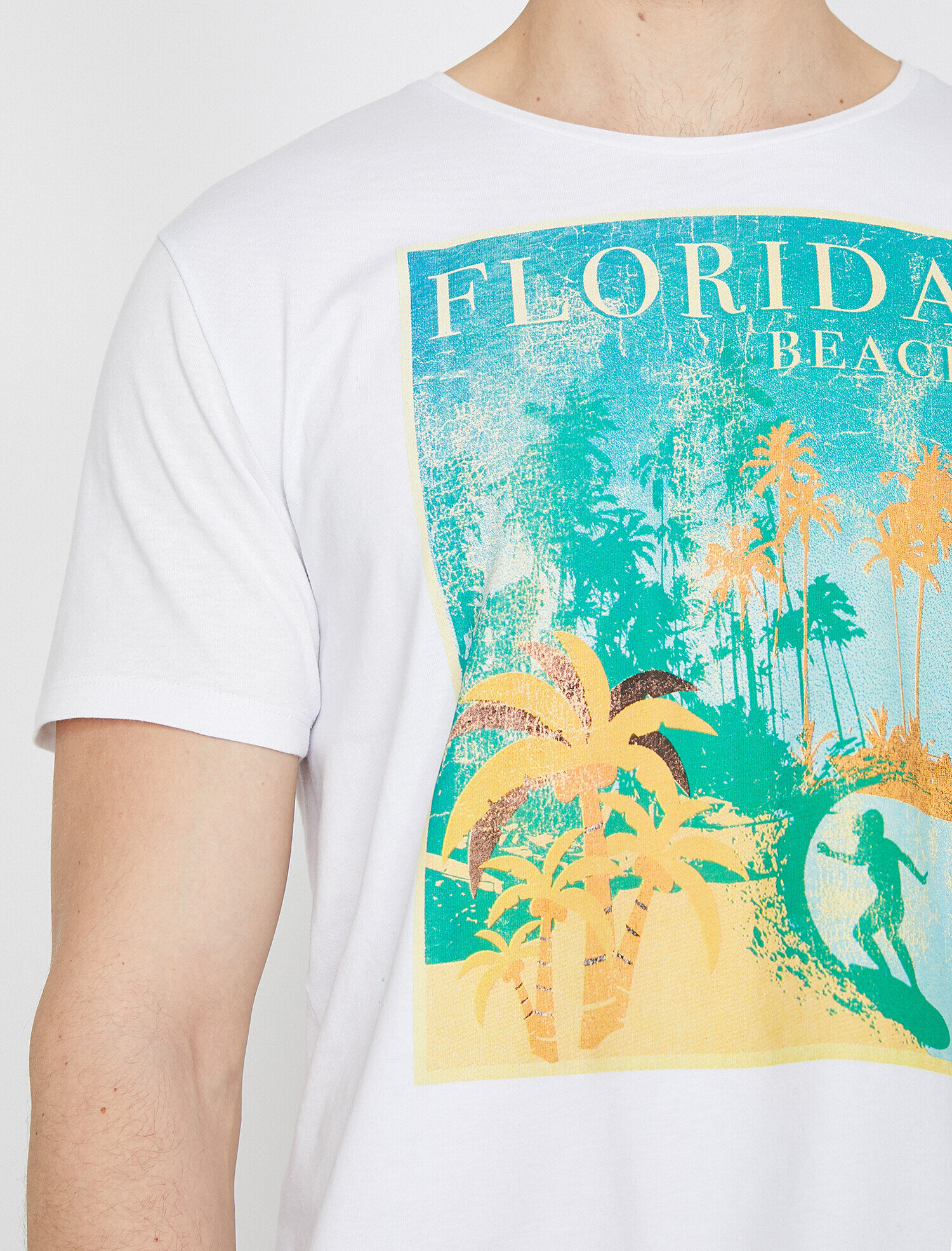   Baskılı Tişört Kısa Kollu