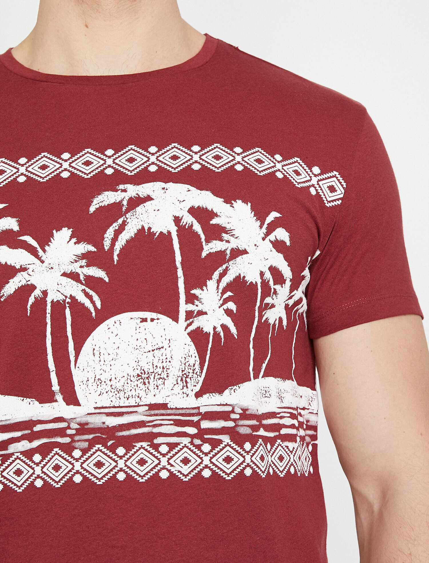   Baskılı Tişört Kısa Kollu