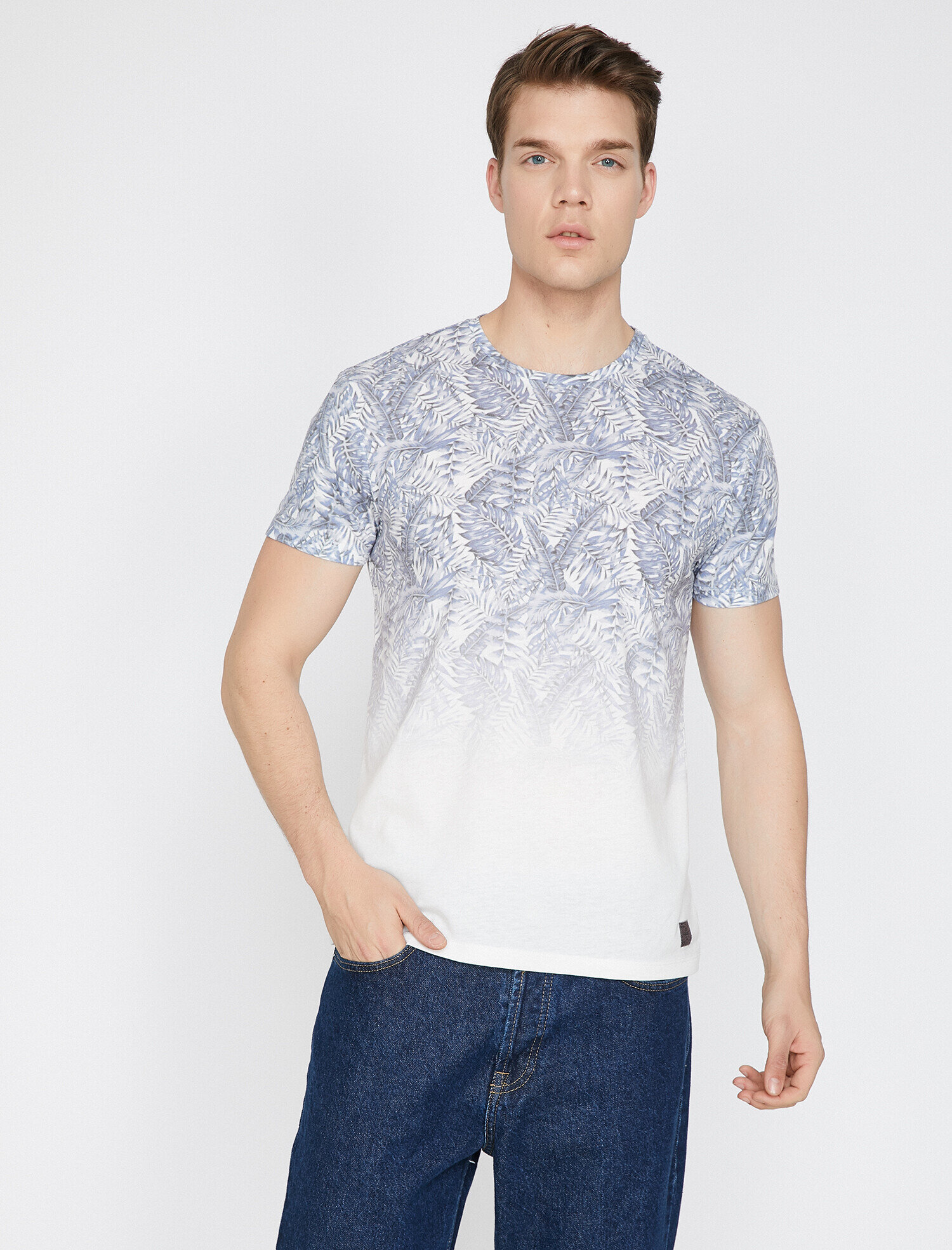   Desenli Tişört Kısa Kollu