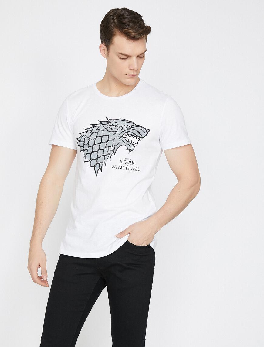   Game Of Thrones Lisanslı Baskılı Tişört