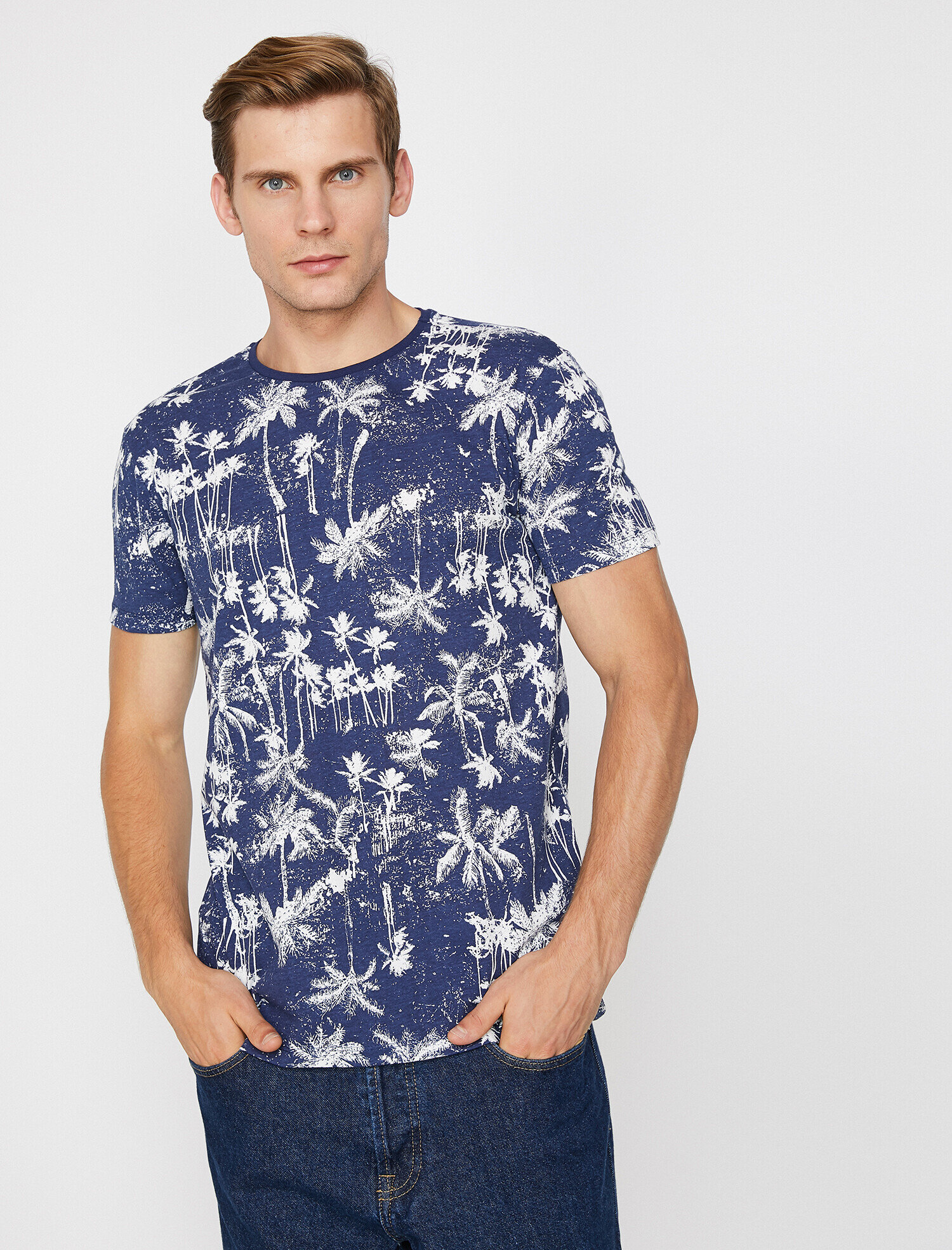   Desenli Tişört Kısa Kollu