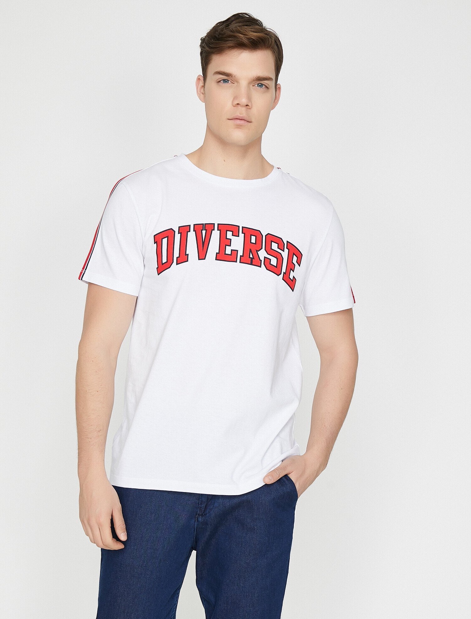   Baskılı Tişört Kısa Kollu