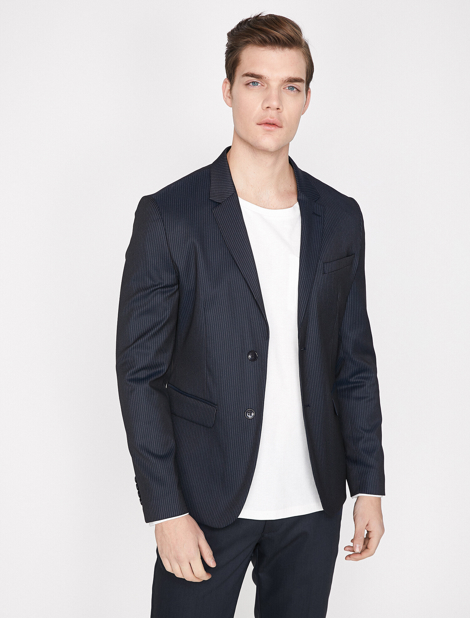 Cep Detaylı Blazer Ceket