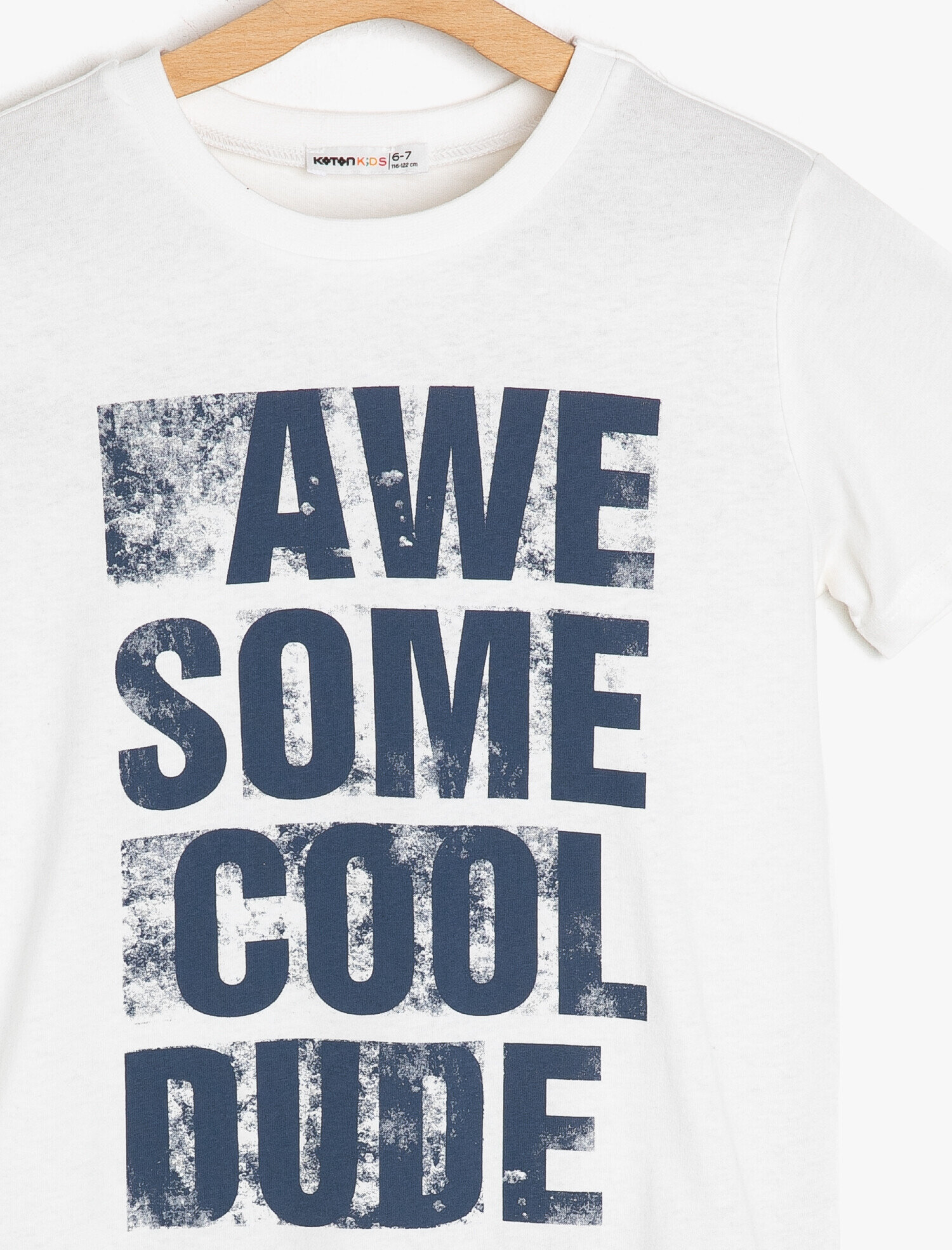  Erkek Çocuk Baskılı Tişört Kısa Kollu Bisiklet Yaka Pamuklu