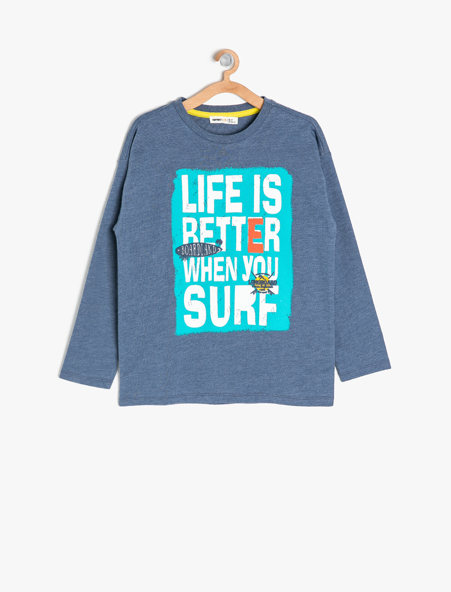  Erkek Çocuk Baskılı Sweatshirt Uzun Kollu