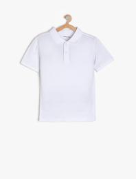 Polo Yaka  Tişört Pamuklu