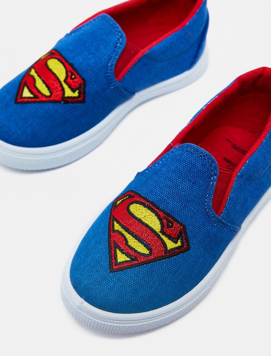 Erkek Çocuk Superman Lisanslı Baskılı Ayakkabı