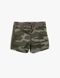 Kamuflaj Desenli Şort