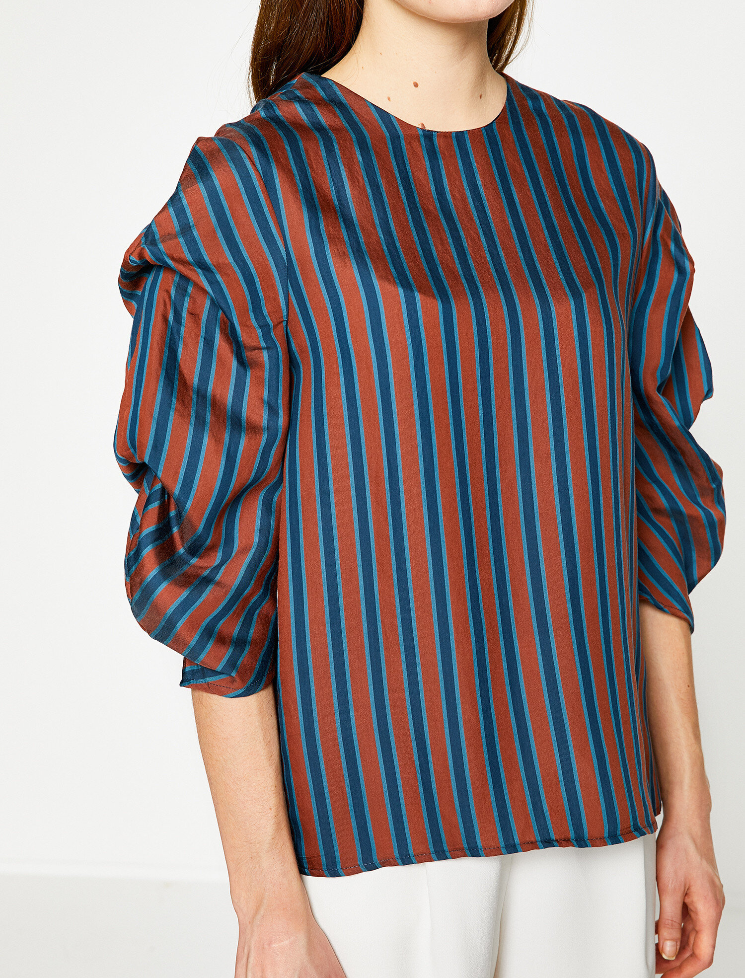   Çizgili Bluz