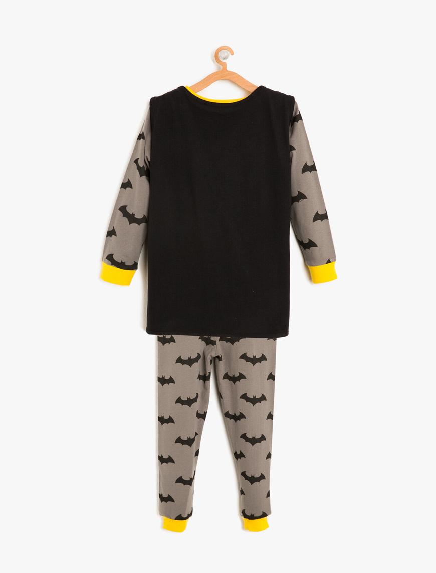  Erkek Çocuk Batman Baskılı Pijama