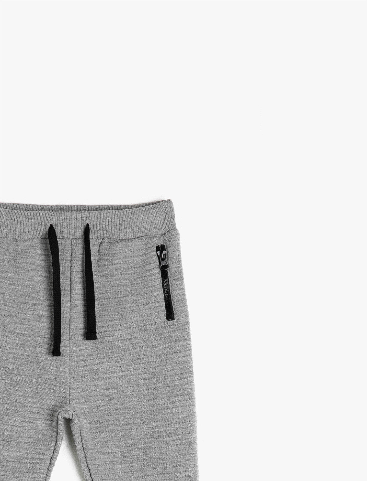  Erkek Çocuk Fermuarlı Cep Detaylı Eşofman Altı