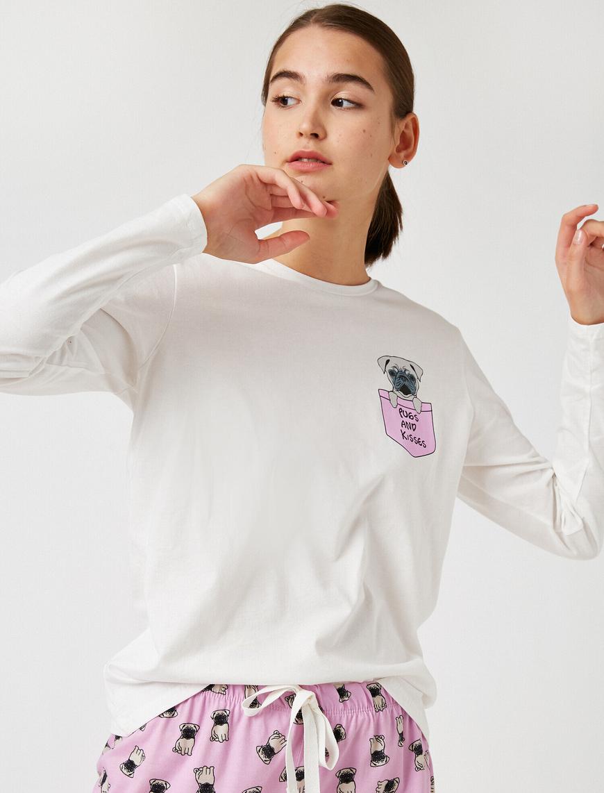   Baskılı Pijama Takımı