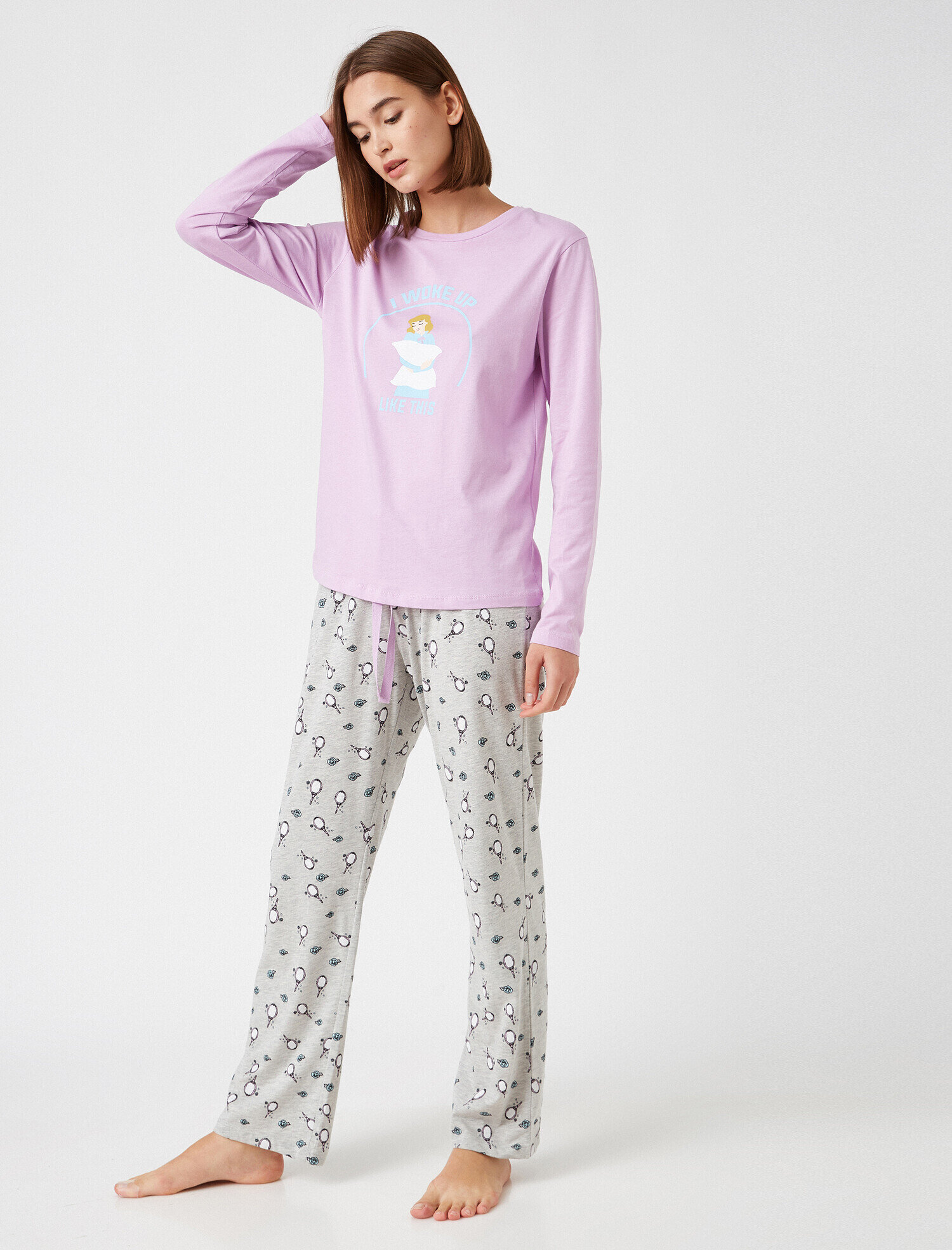   Disney Lisanslı Baskılı Pijama Takımı