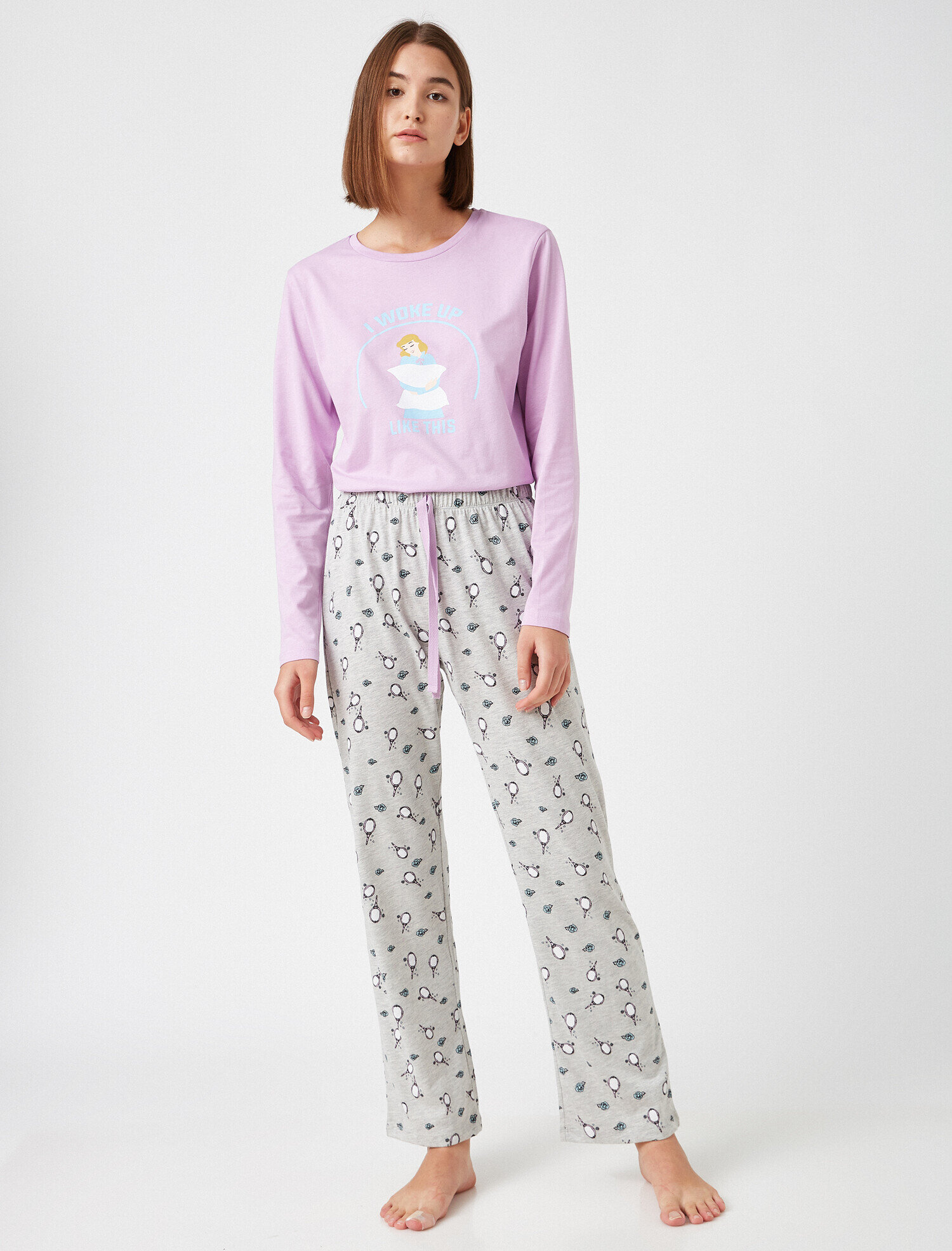   Disney Lisanslı Baskılı Pijama Takımı