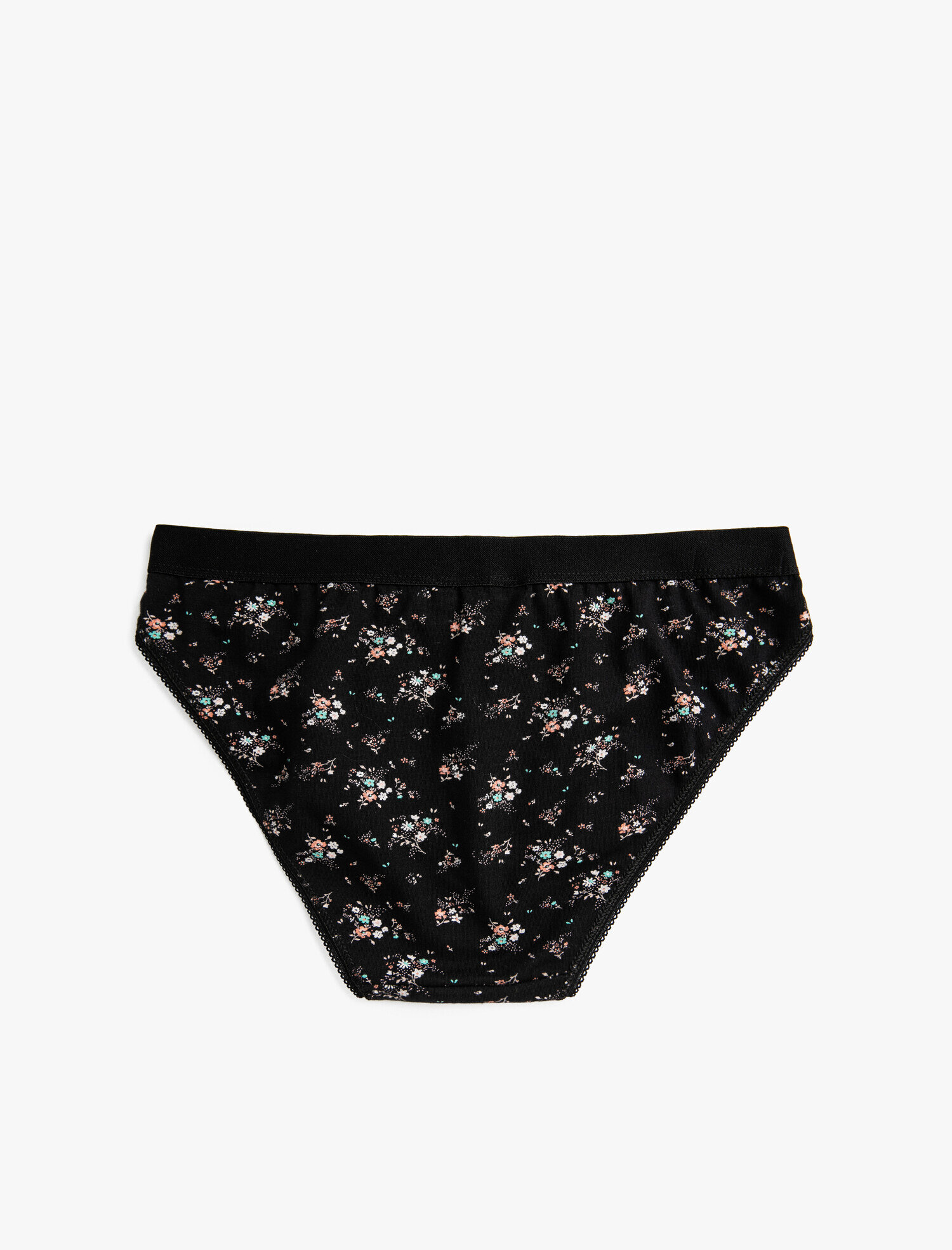   Pamuklu Çiçekli Brief Külot