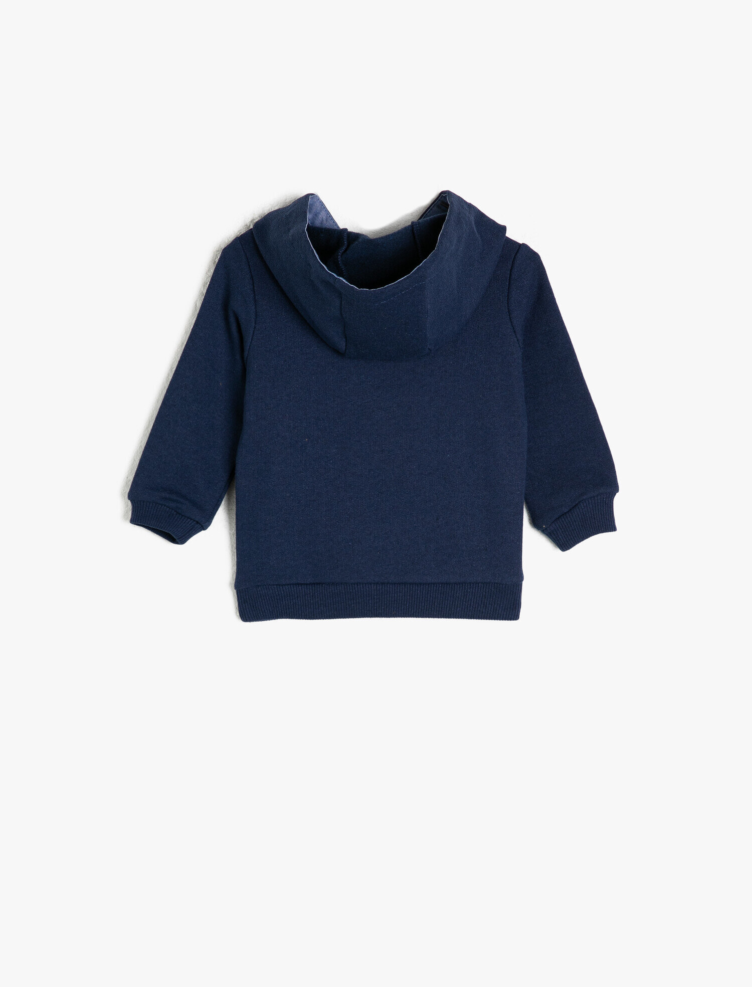  Erkek Bebek Kapüşonlu Baskılı Uzun Kollu Sweatshirt